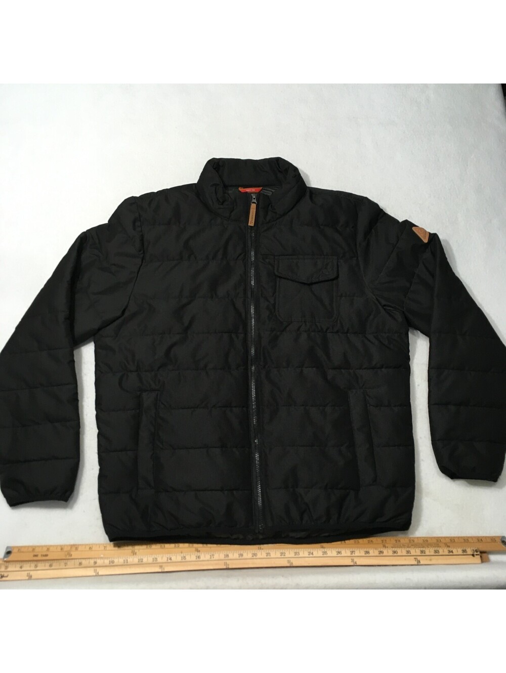 Gerry Men's black Puffer type Jacket Full Zip Stand-Up extra large